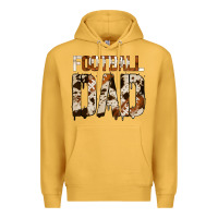 Mustard no background american football dad Premium Hoodie - Jasminsmagicworld