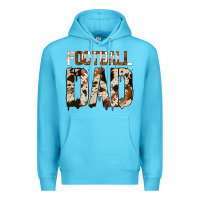 Ocean Blue no background american football dad Premium Hoodie - Jasminsmagicworld