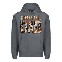 Rock no background american football dad Premium Hoodie - Jasminsmagicworld
