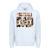 White no background american football dad Premium Hoodie - Jasminsmagicworld