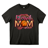 Asphalt blessed basketball mom lightbulb letters Heavy Core Tee - OliviaCreatesArt