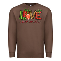 Chestnut love summer strawberry Premium Sweatshirt - Jasminsmagicworld