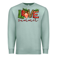 Seafoam love summer strawberry Premium Sweatshirt - Jasminsmagicworld