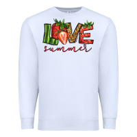 White love summer strawberry Premium Sweatshirt - Jasminsmagicworld