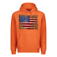 Carrot american flag and leopard Premium Hoodie - Artiststas