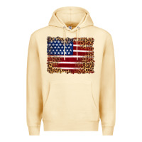 Pina Colada american flag and leopard Premium Hoodie - Artiststas
