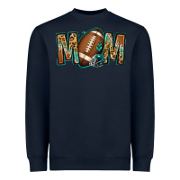 Navy American football mom Heavyweight Sweatshirt - Jasminsmagicworld