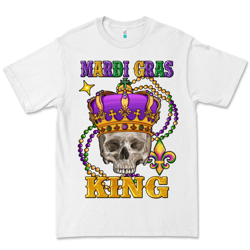 Skull Mardi Gras King Premium Tee by FaDigitalArtStudio | Teevron