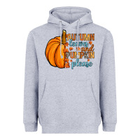 Heather Grey Autumn leaves and pumpkin please Heavyweight Hoodie - RanaPortraitStore