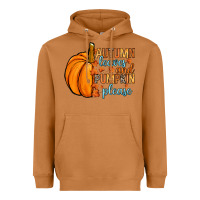 Meerkat Autumn leaves and pumpkin please Heavyweight Hoodie - RanaPortraitStore