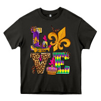 Asphalt mardi gras love olivia Heavy Core Tee - OliviaCreatesArt