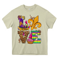 Mossy mardi gras love olivia Heavy Core Tee - OliviaCreatesArt