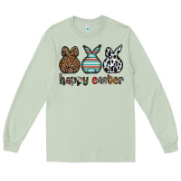 Matcha Happy Easter Long Sleeve Tee - CowhideDigitalArt