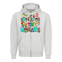 Educator Of Tiny Humans Zipper Hoodie | Teevron
