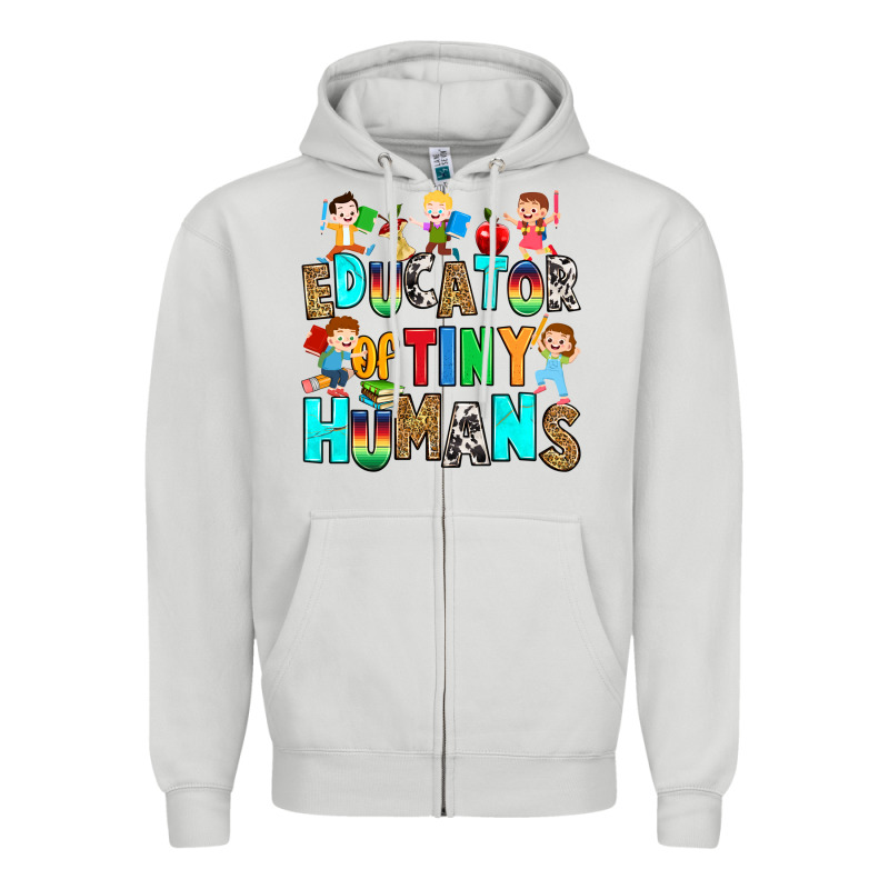 Educator Of Tiny Humans Zipper Hoodie by RanaPortraitStore | Teevron