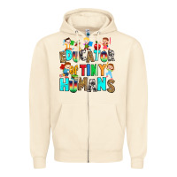 Sandshell Educator of tiny humans Zipper Hoodie - RanaPortraitStore