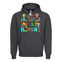 Smoke Educator of tiny humans Zipper Hoodie - RanaPortraitStore