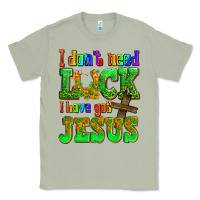 Matcha St. Patrick's I dont need luck i have got Jesus Classic Tee - OliviaCreatesArt
