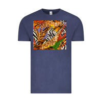 Vintage Denim safari patterns tumbler Vintage Tee - BundleAndBundleShop
