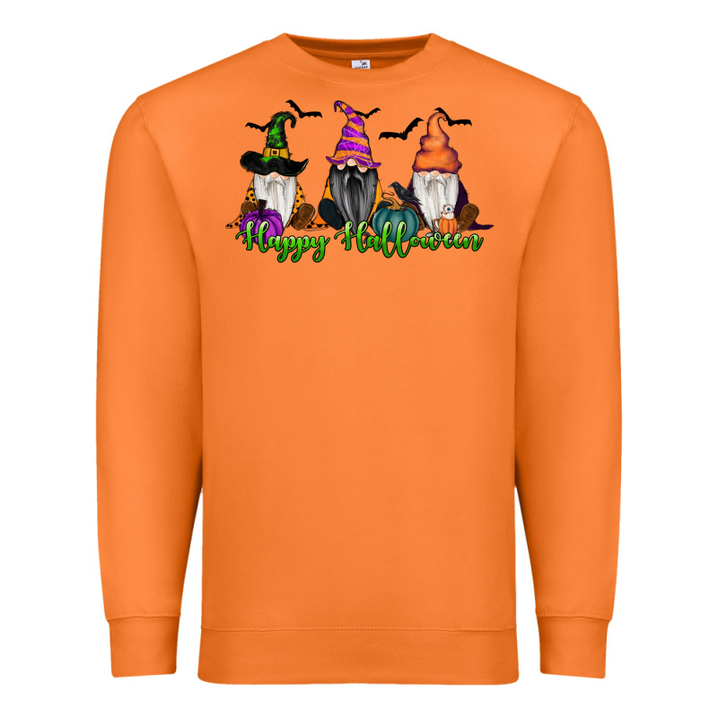 Happy Halloween Gnome Pumpkin Premium Sweatshirt by RanaPortraitStore | Teevron
