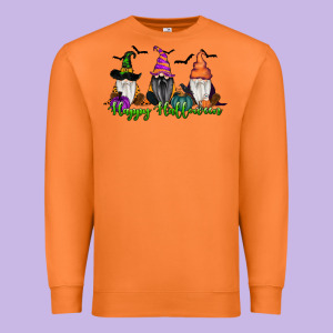 Happy Halloween Gnome Pumpkin Premium Sweatshirt Designed By Ranaportraitstore