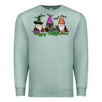 Seafoam Happy Halloween Gnome Pumpkin Premium Sweatshirt - RanaPortraitStore