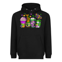 Black mardi gras coffee cups Heavyweight Hoodie - Jasminsmagicworld