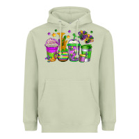 Matcha mardi gras coffee cups Heavyweight Hoodie - Jasminsmagicworld