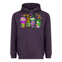 Plum mardi gras coffee cups Heavyweight Hoodie - Jasminsmagicworld