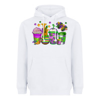 White mardi gras coffee cups Heavyweight Hoodie - Jasminsmagicworld