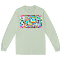 Matcha The Pool Is My Happy Place Long Sleeve Tee - CowhideDigitalArt