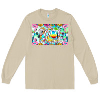 Mushroom The Pool Is My Happy Place Long Sleeve Tee - CowhideDigitalArt