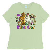 Matcha my first mardi gras unicorn Ladies Tee - FaDigitalArtStudio