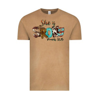Vintage Camel She Is Strong Proverbs 31 25 Vintage Tee - FaDigitalArtStudio