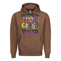 Chestnut I'm ready for fifth grade but is it ready for me Zipper Hoodie - RanaPortraitStore