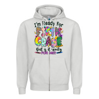 I'm Ready For Fifth Grade But Is It Ready For Me Zipper Hoodie | Teevron
