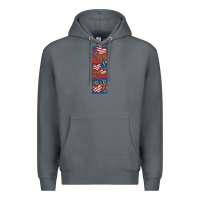 Rock usa flag and cross penwraps Premium Hoodie - Artiststas