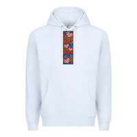White usa flag and cross penwraps Premium Hoodie - Artiststas