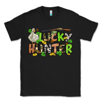 Black Lucky hunter St. Patrick's Day Classic Tee - OliviaCreatesArt