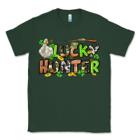 Sports Green Lucky hunter St. Patrick's Day Classic Tee - OliviaCreatesArt