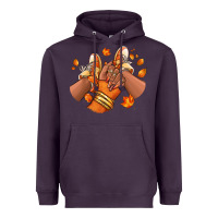 Plum Black girl Fall sneakers Heavyweight Hoodie - RanaPortraitStore