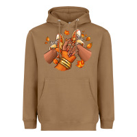 Toasted Coconut Black girl Fall sneakers Heavyweight Hoodie - RanaPortraitStore