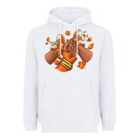 White Black girl Fall sneakers Heavyweight Hoodie - RanaPortraitStore