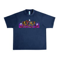 Navy halloween mama libbey glass Urban Heavy Tee - BundleAndBundleShop