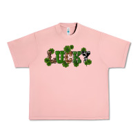St Patricks Day Lucky Shamrock Urban Heavy Tee | Teevron
