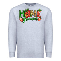 Heather Grey howe grown strawberries Premium Sweatshirt - Jasminsmagicworld
