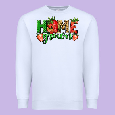Howe Grown Strawberries Premium Sweatshirt Designed By Jasminsmagicworld