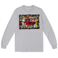 Moon Dust Happy Easter Long Sleeve Tee - CowhideDigitalArt