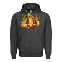 Charcoal Heather Fall American Football Zipper Hoodie - RanaPortraitStore