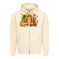 Sandshell Fall American Football Zipper Hoodie - RanaPortraitStore